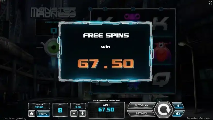 Monster Madnes slot screenshot 5
