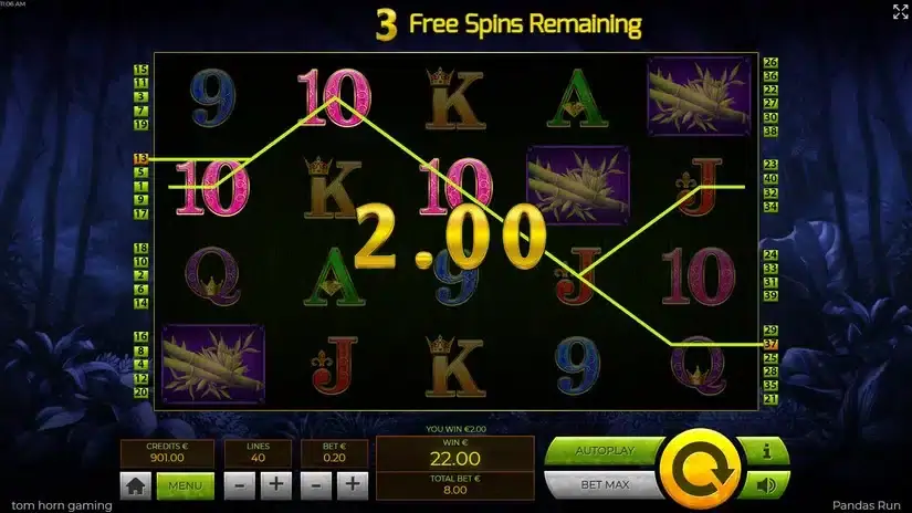 Pandas Run slot screenshot 4