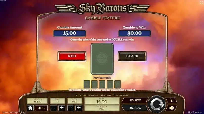 Sky Barrons slot screenshot 