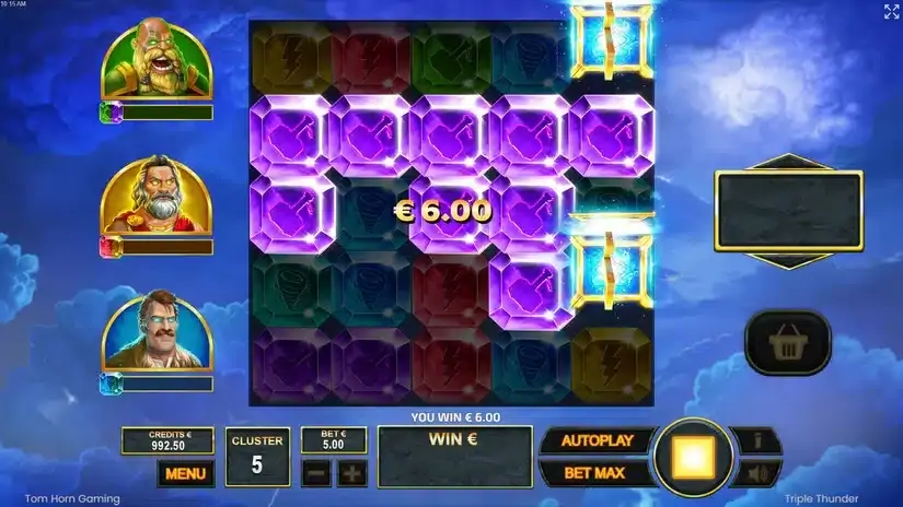Triple Thunder slot screenshot 2