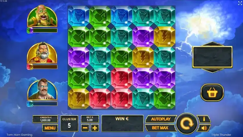 Triple Thunder slot screenshot 