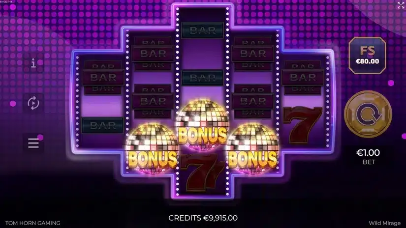 Wild Mirage slot screenshot 2