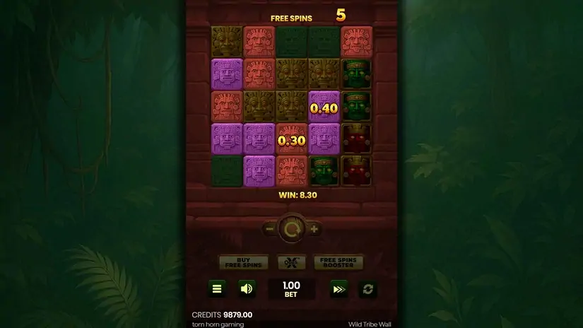 Wild Tribe Wall slot screenshot 5