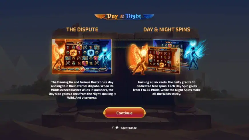 Day And Night slot screenshot 3