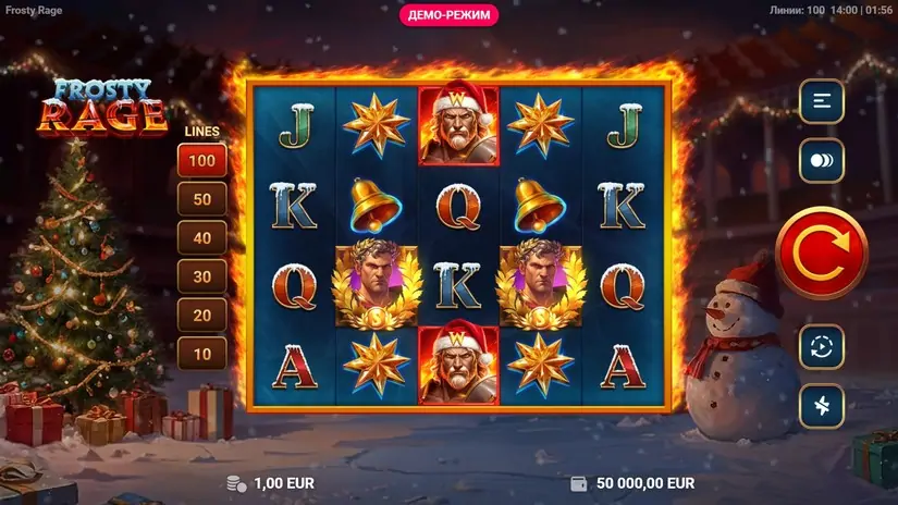 Frosty Rage slot screenshot 1