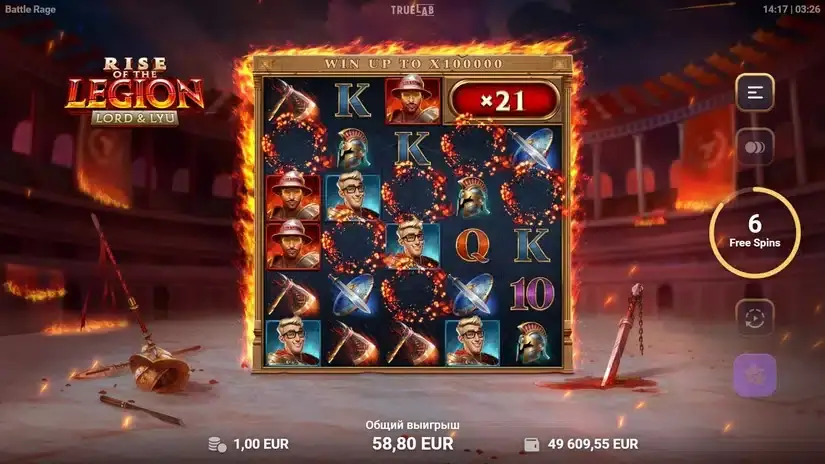 Lord & Lyu Rise of the Legion slot screenshot 