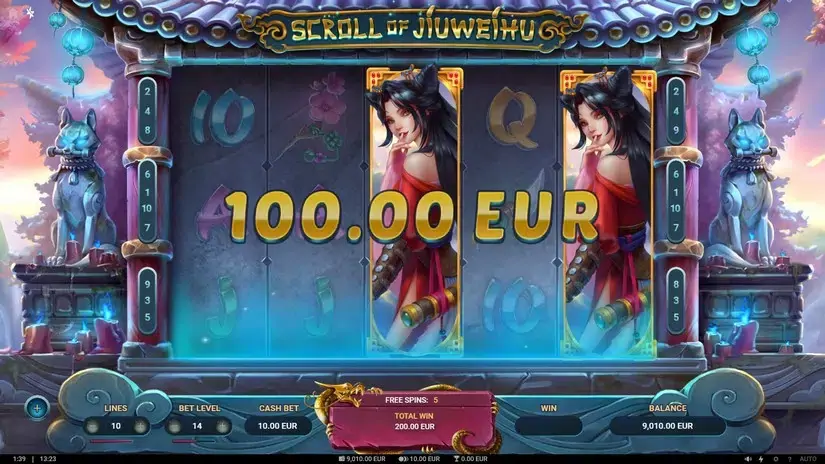 Scroll of Jiuweihu slot screenshot 5