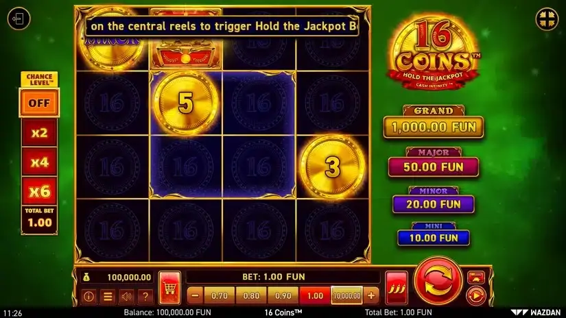 16 Coins™ slot screenshot