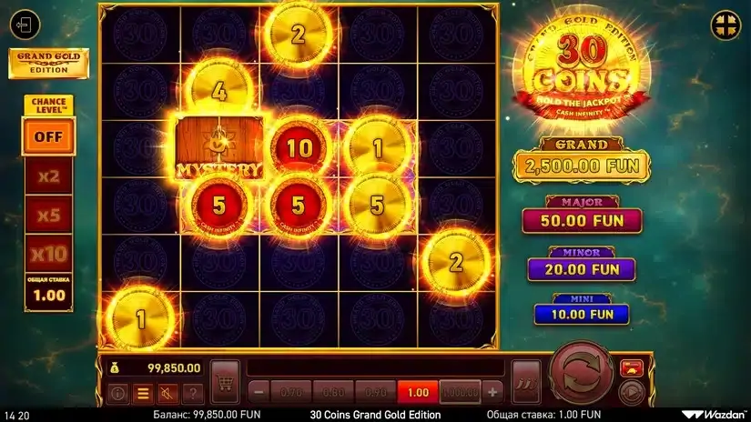 30 Coins Grand Gold Edition slot screenshot 2