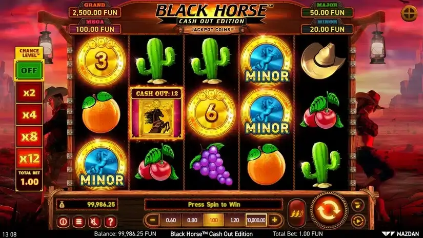 Black Horse™ Cash Out Edition slot screenshot 2