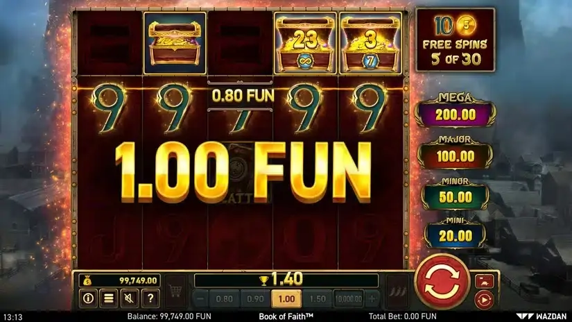 Book of Faith™ slot screenshot 