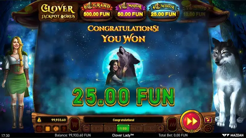 Clover Lady™ slot screenshot 