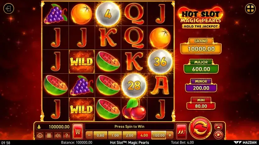 Hot Slot™: Magic Pearls slot screenshot