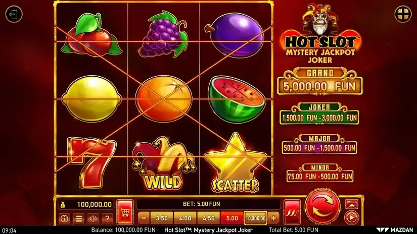 Hot Slot™: Mystery Jackpot Joker slot screenshot