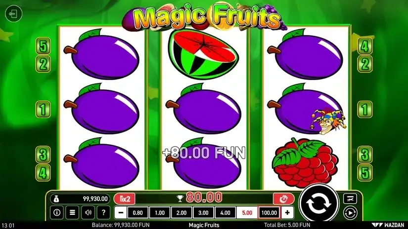 Magic Fruits slot screenshot 2