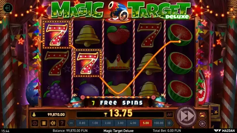 Magic Target Deluxe slot screenshot 4