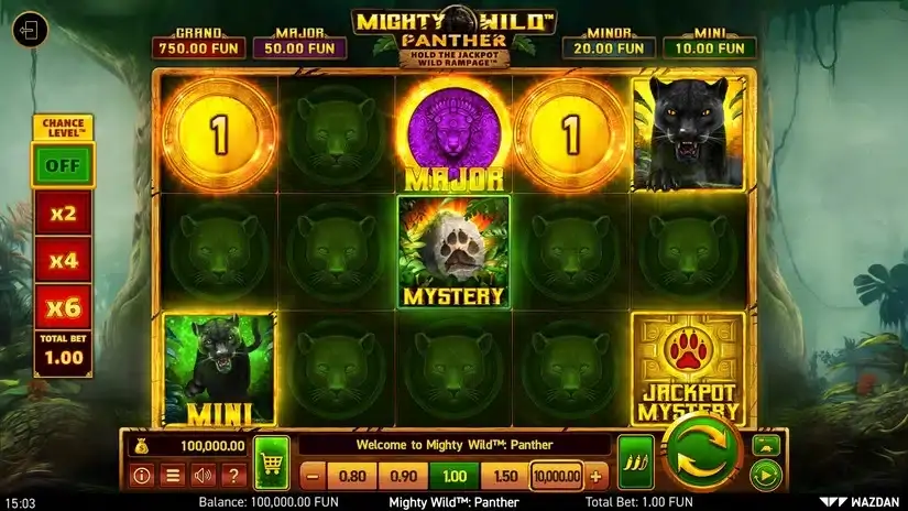 Mighty Wild™: Panther slot screenshot