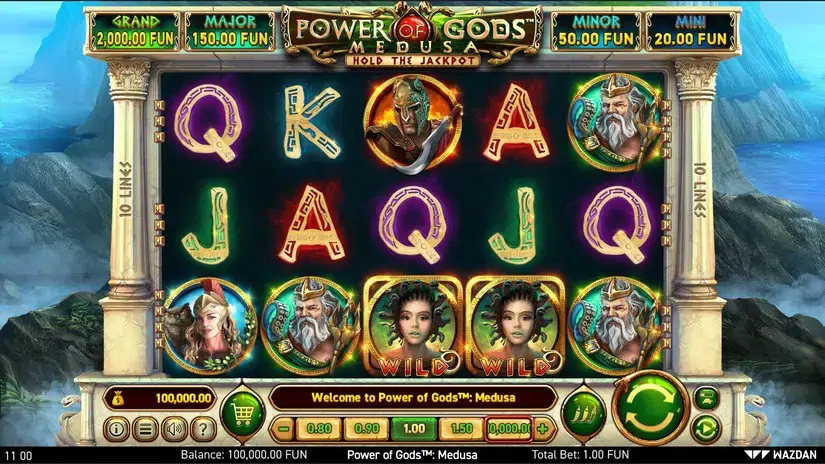 Power of Gods™: Medusa slot screenshot