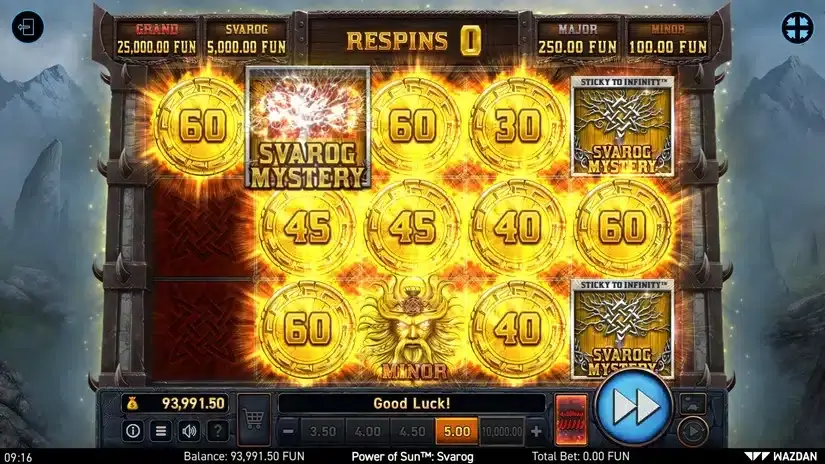 Power of Sun™: Svarog slot screenshot 5