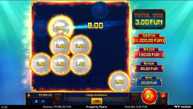 Prosperity Pearls slot screenshot 2