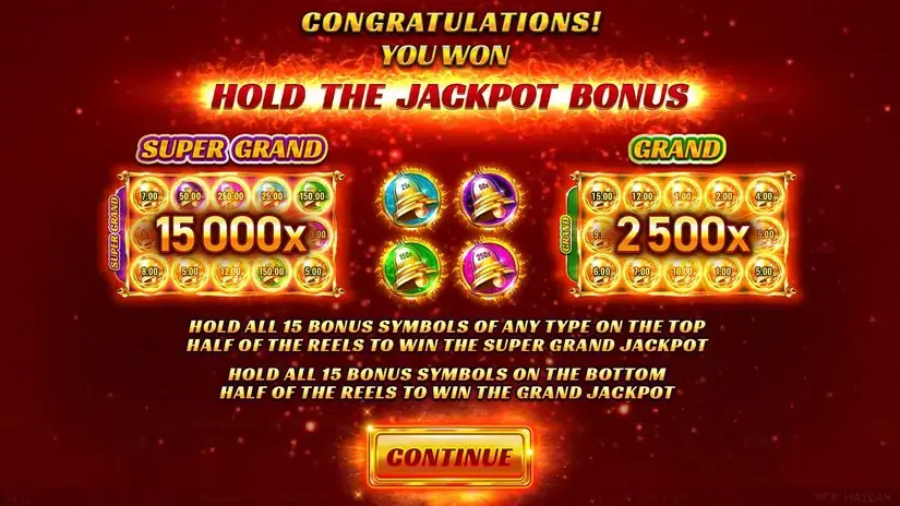 Sizzling Bells™ slot screenshot 4