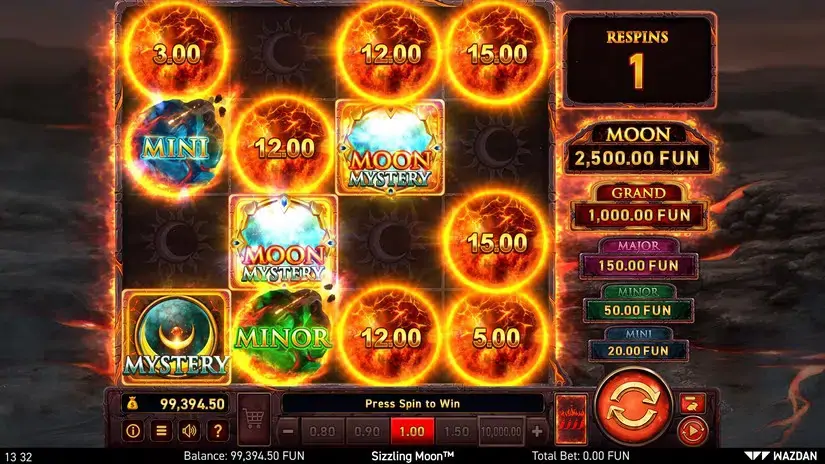 Sizzling Moon™ slot screenshot 5