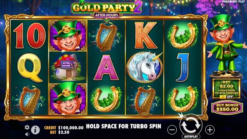 Gold Party 2 After Hours slot screenshot 