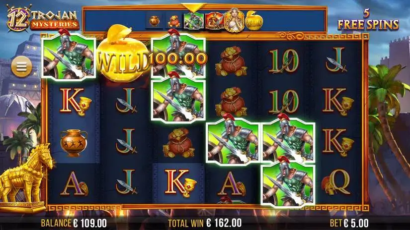 12 Trojan Mysteriesa slot screenshot 5