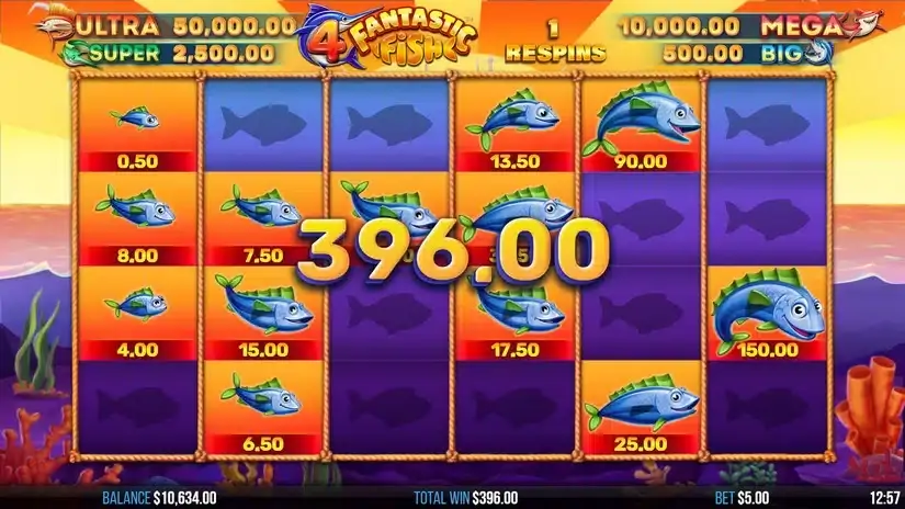 4 Fantastic Fish slot screenshot 7