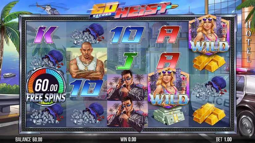 60 Second Heist slot screenshot 10
