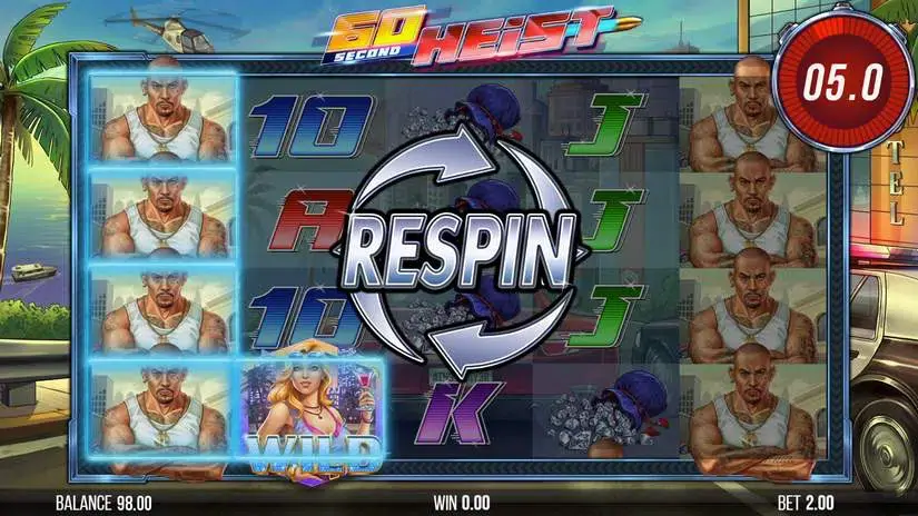 60 Second Heist slot screenshot 9