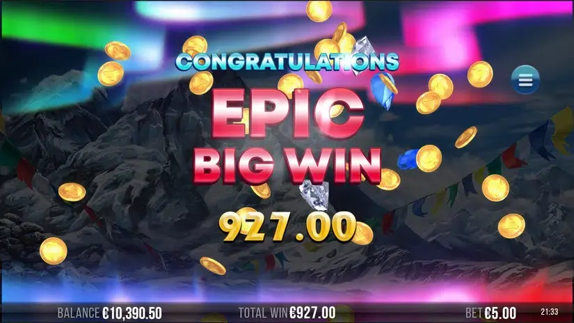 90K Yeti Gigablox slot screenshot 