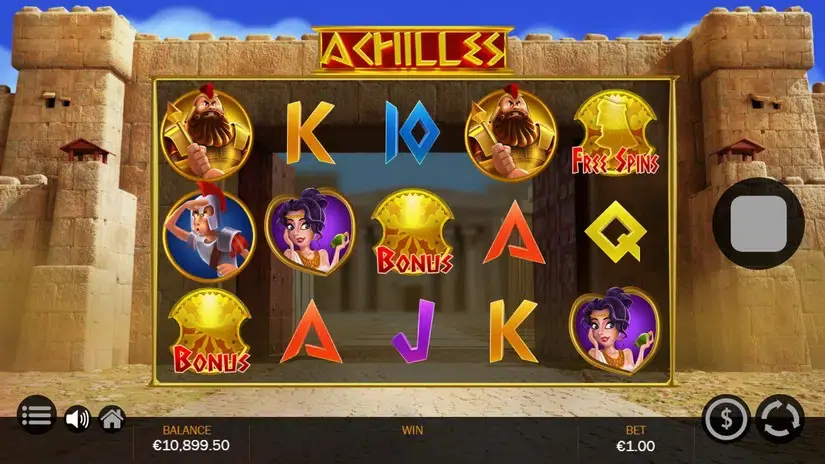 Achilles slot screenshot 3