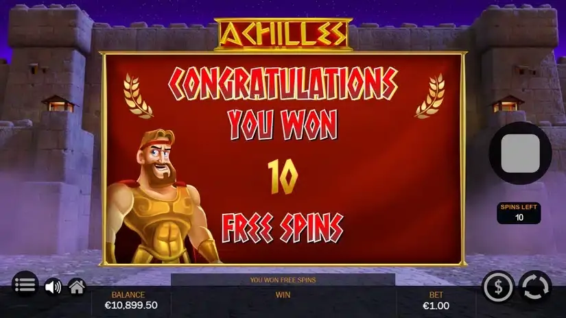 Achilles slot screenshot 4