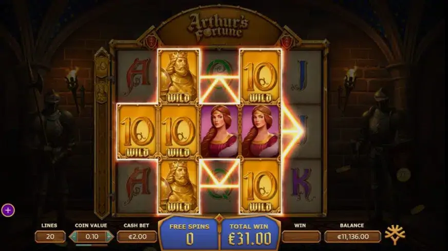 Arthur’s Fortune slot screenshot