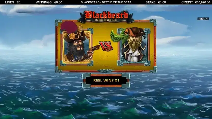 Blackbeard Battle Of The Seas slot screenshot 3