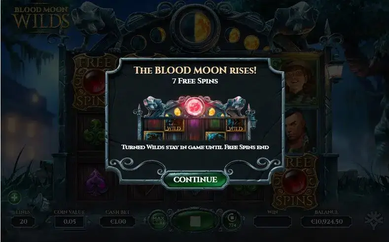 Blood Moon Wilds slot screenshot 4
