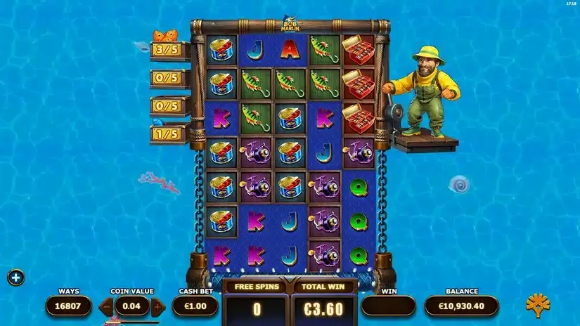 Bob Marlin Goes Deep slot screenshot 