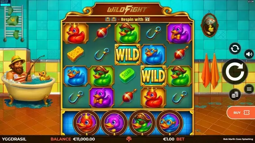 Bob Marlin Goes Splashing slot screenshot 