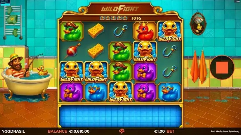 Bob Marlin Goes Splashing slot screenshot 2