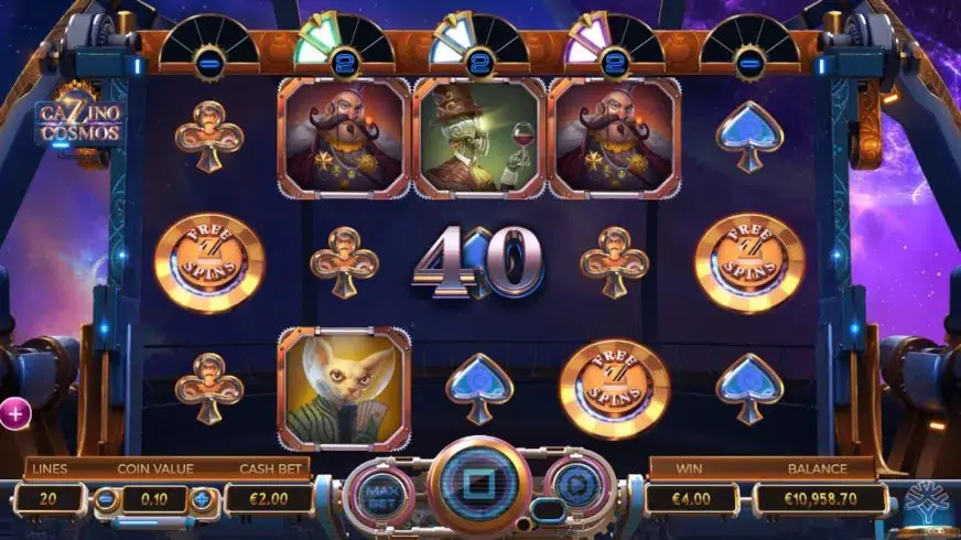 Cazino Cosmos slot screenshot 4