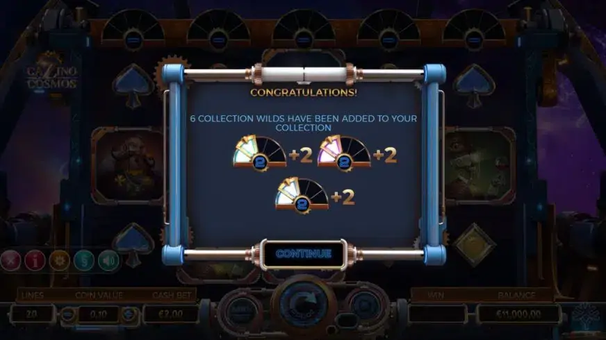 Cazino Cosmos slot screenshot 3