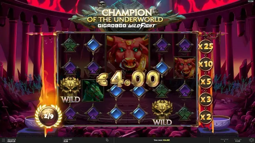 Champion of the Underworld slot screenshot 6