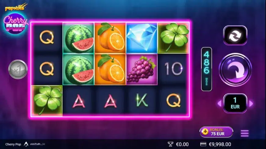 CherryPop slot screenshot 