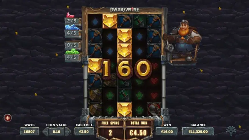 Dwarf Mine slot screenshot 7