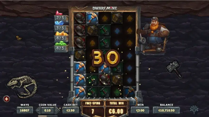 Dwarf Mine slot screenshot 5