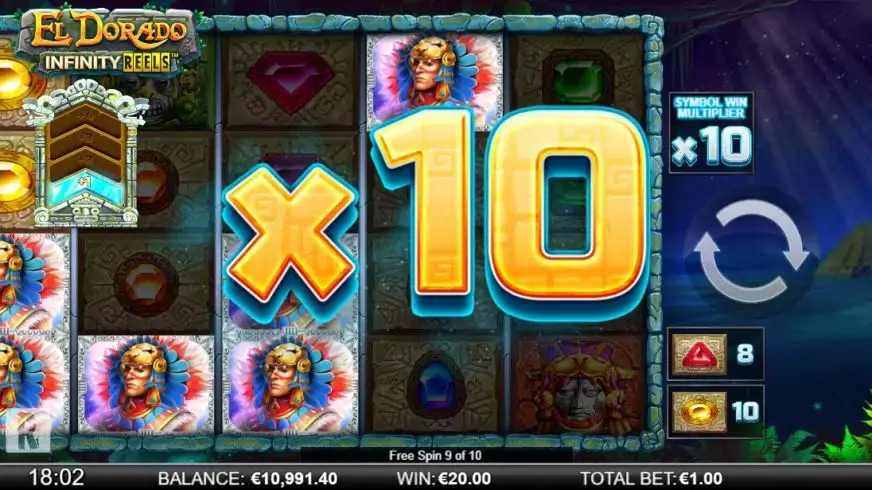 El Dorado Infinity Reels slot screenshot 4