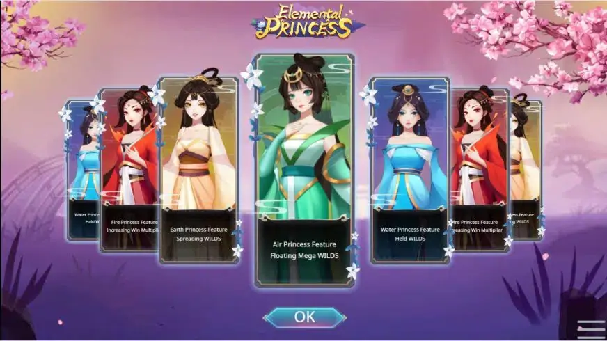 Elemental Princess slot screenshot 3