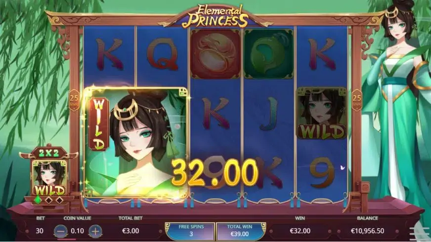 Elemental Princess slot screenshot 