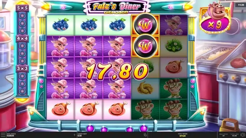 Fatz’s Diner slot screenshot 5